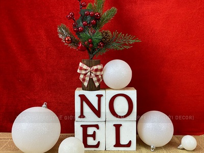 Trái châu Noel xà cừ Trắng kim tuyến lấp lánh nhiều cỡ [Từ 4 - 12cm - Hàng chuẩn] TRAICHAU-44